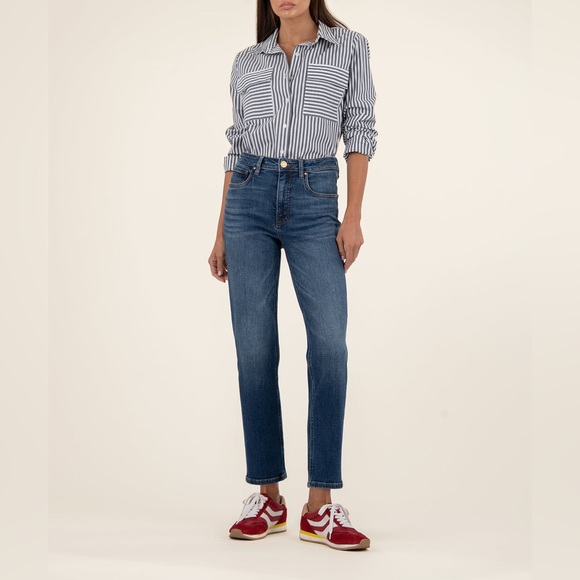 Kut from the Kloth Elizabeth High Rise Straight Leg Pant ❤️NWT❤️IN STORES❤️ - Picture 2 of 5